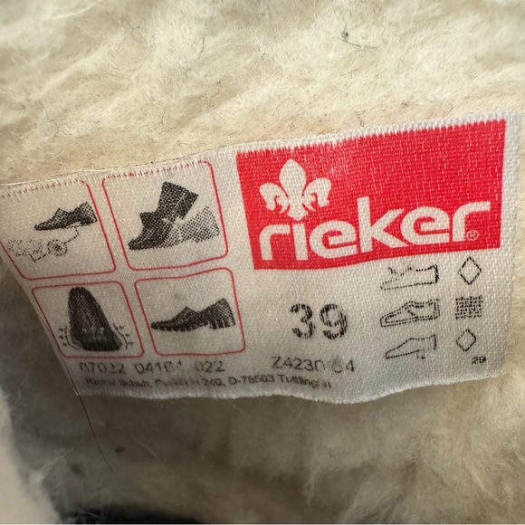 Rieker Cordula 30 Ankle Boots Forest Green Size 39 US 8 - Picture 8 of 10